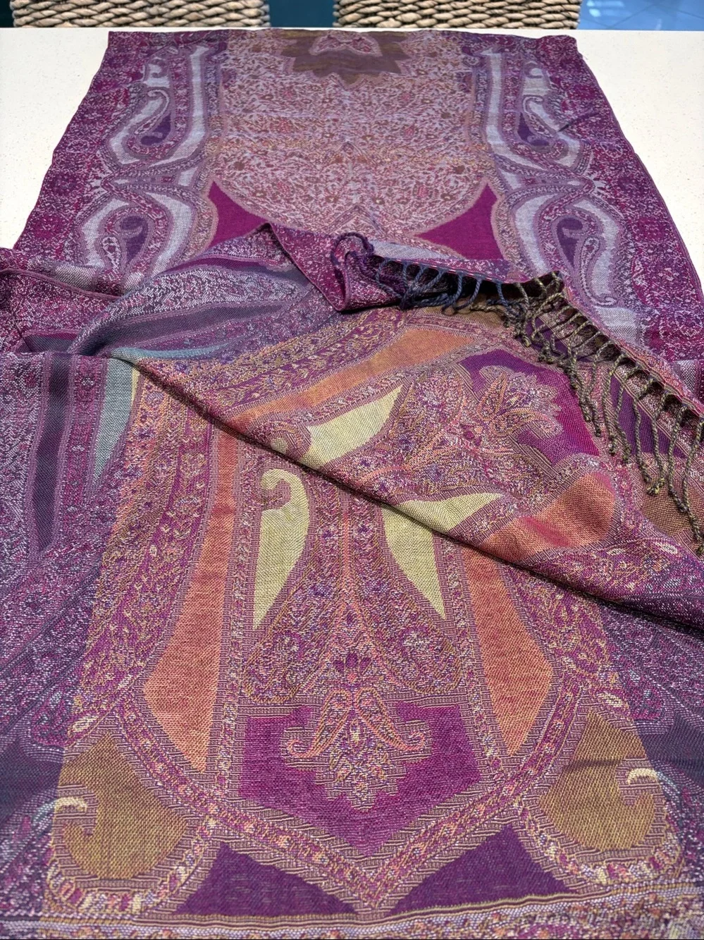 No Brand fringed scarf